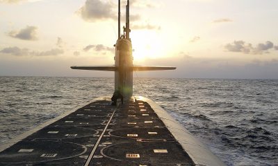 На снимката: подводницата на САЩ с балистични ракети USS Wyoming