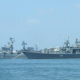 Черно море има 3 ракетни кораба, надводни ракетоносци, както и подводница, оборудвана с крилати ракети „Калибър“
