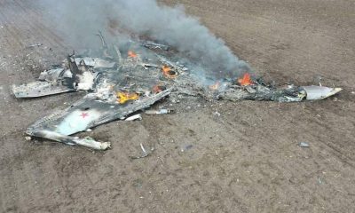 Свален над Украйна руски самолет
