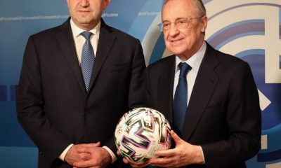 Румен Радев подари топка на президента на Реал Мадрид