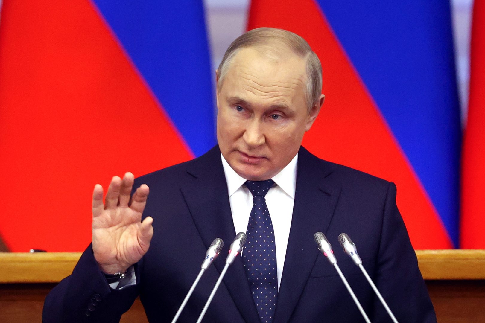 Руският президент Владимир Путин заяви, че се "гордее" с действията на своите войници в Украйна
