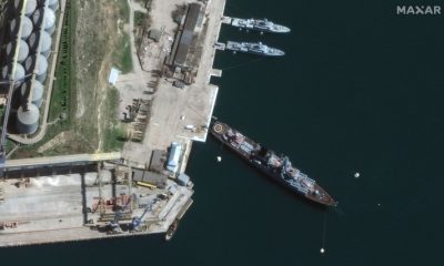 Флагманът на Черноморския флот бе изваден от строя