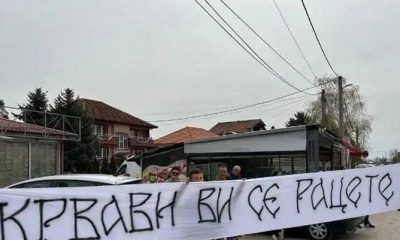 "Ръцете ти са кървави", "Гробищата са пълни с българско приятелство" - посрещането на Петков в РСМ