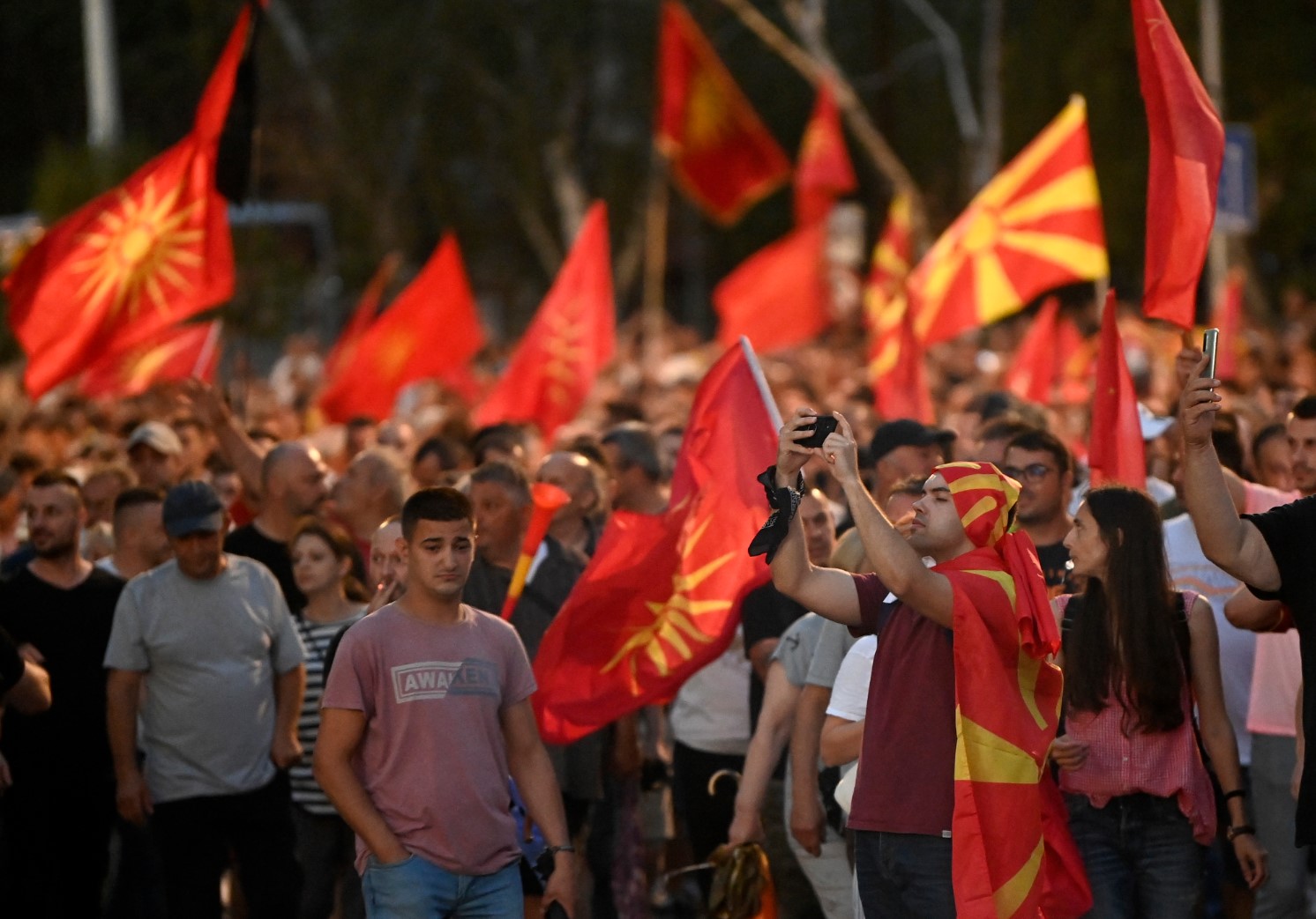 Нов протест в Скопие