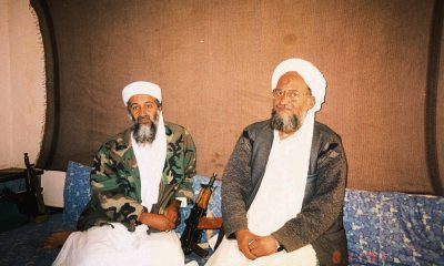 Осама бин Ладен /ляво/ и Айман ал Зауахири