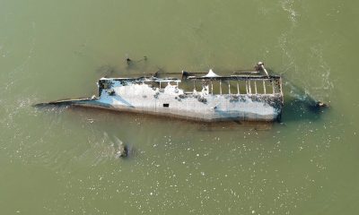 Кораби от Втората световна война "изплуваха" от пресъхващия Дунав