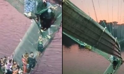 40 загинали: Срути се въжен мост в Индия (ВИДЕО)
