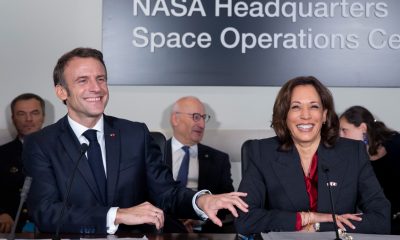 Макрон и Камала Харис посетиха централата на НАСА