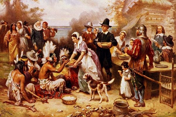 Денят на благодарността: Пилигрими, ирокези и... помилвана пуйка